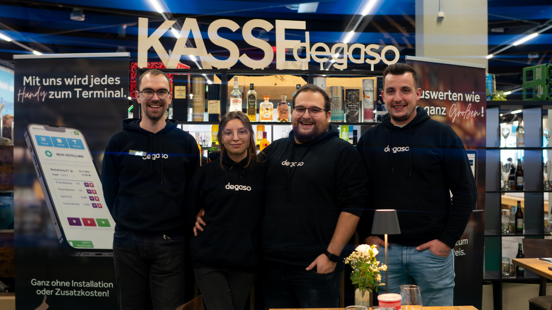 Das degaso Team - Transparenz und Vertrauen im Kassensystem