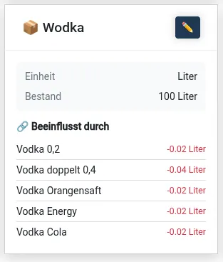 Screenshot der degaso Lagerverwaltungs-Software